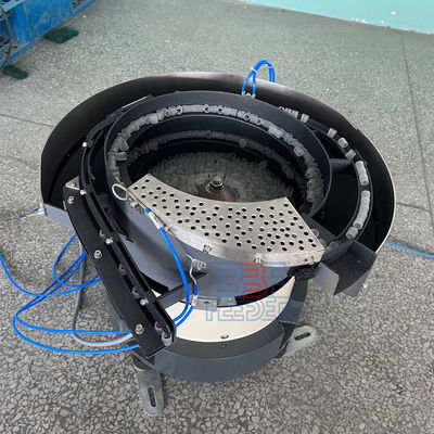 Δονούμενος τροφοδότης με δίσκο 500mm x 500mm x 400mm, με φινίρισμα γυαλίσματος ή επίστρωση PU, με ταχύτητα βάσει απαιτήσεων πελατών