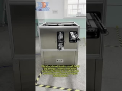 Προσαρμοσμένο τροφοδοτικό δονητικού μπολ Ηχομόνωτο κάλυμμα Μεγάλης χωρητικότητας πλαστικών σωλήνων Τμήματα τροφοδοτή